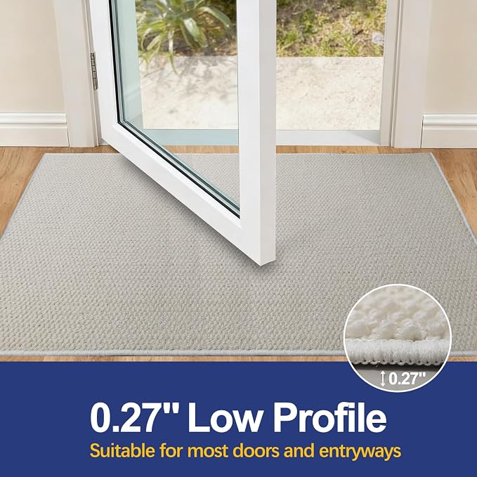 Dirt Trapping Door Mat 36x60, 3D Scarping Surface Doormat