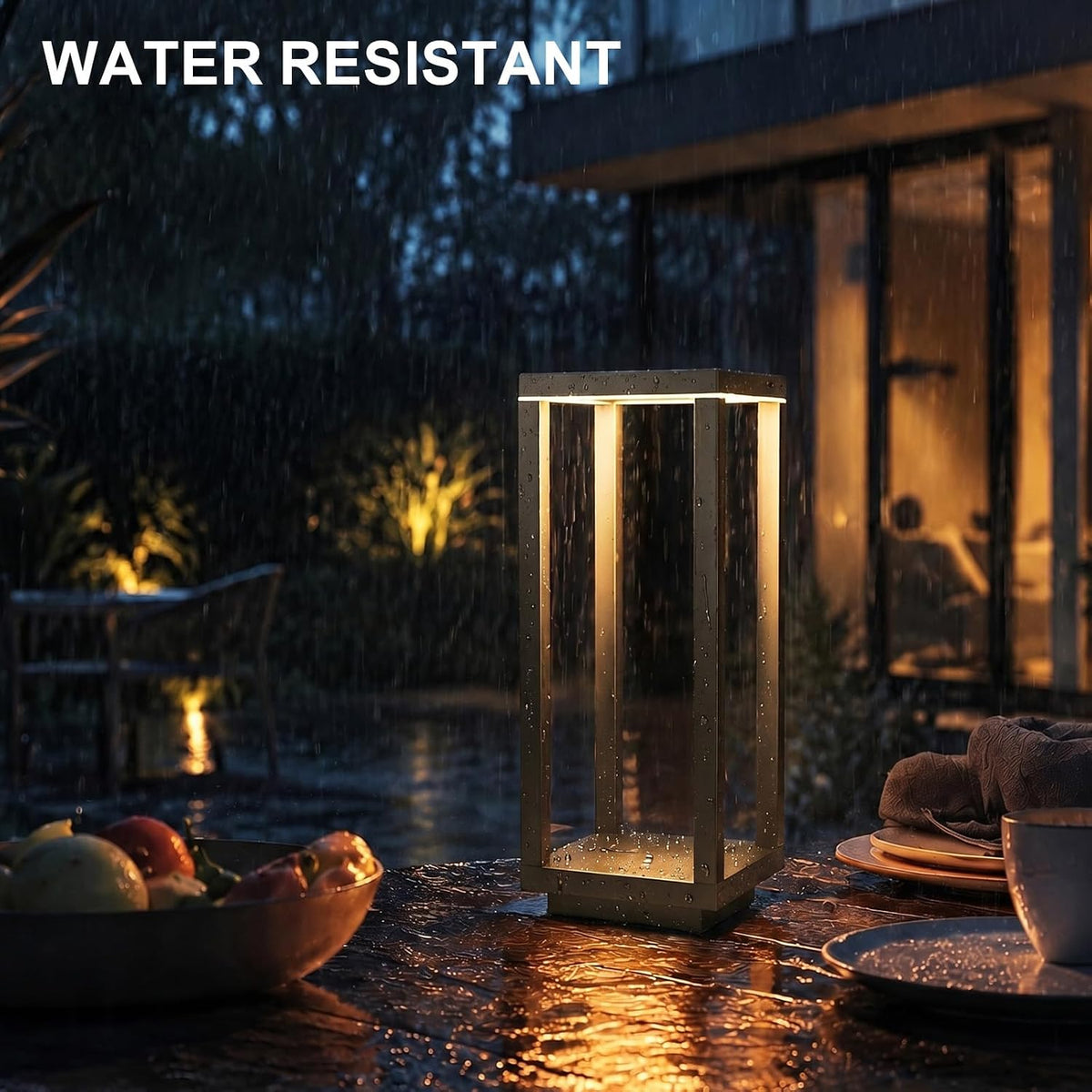 Dawnrise 2PK Rechargeable Cordless Table Lamp with 3 Color Dimmable