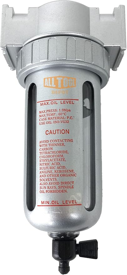 1/2" NPT MID FLOW Particulate Filter/Water Trap