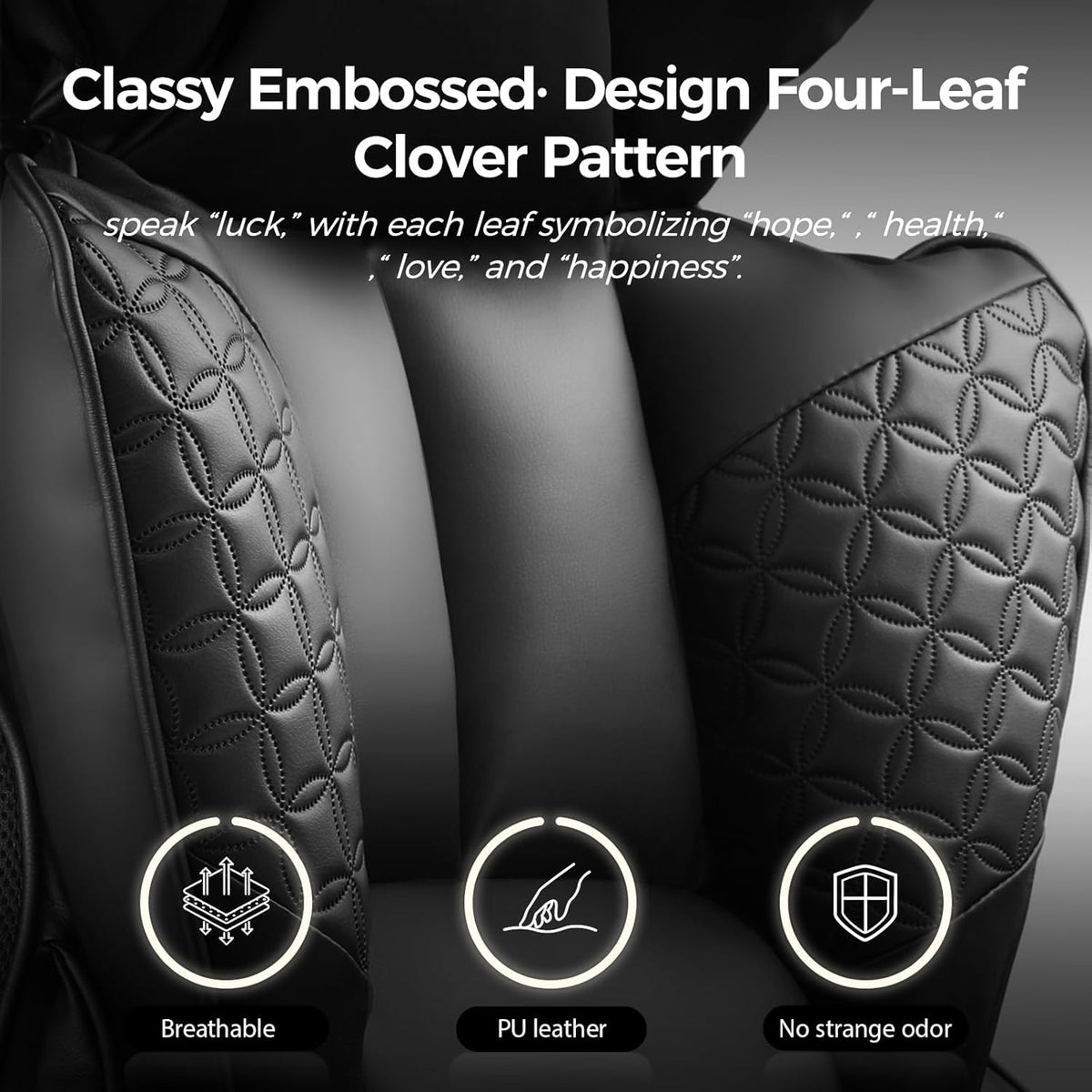 COMHOMA Big and Tall Office Chair Heavy Duty Wide Ergonomic Gaming Chair with Deluxe Embossing Leather with Foot Rest 145°Reclining Adjustable Armrests Pocket Spring Back Support and Without Pillow