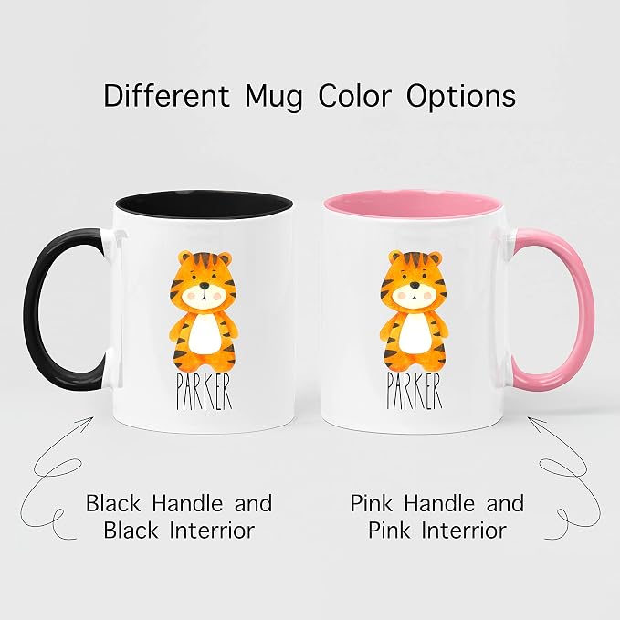Personalized Mug for Kids, Girls | Customized Hot Chocolate, Coffee & Tea Cup |