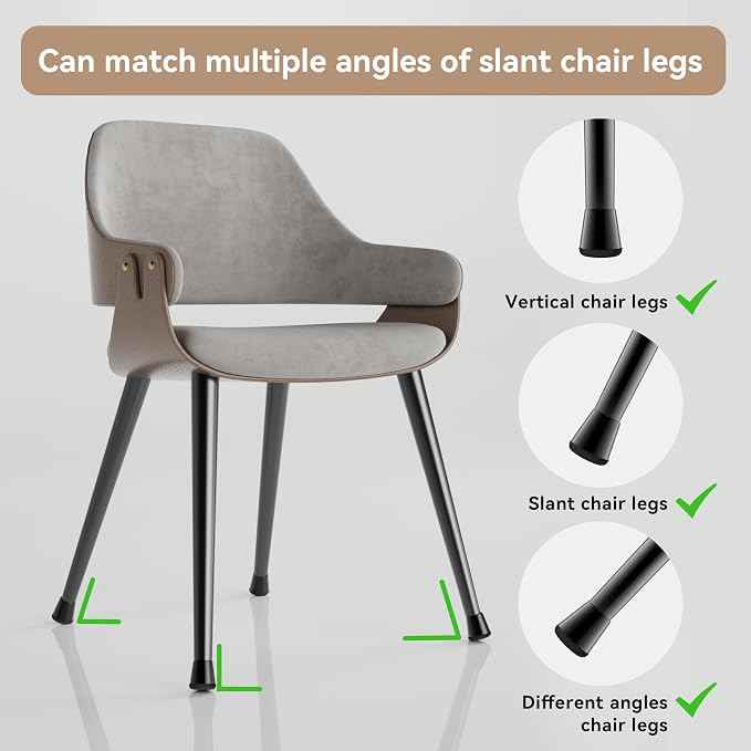 24PCS Upgraded Silicone Chair Leg Floor Protectors