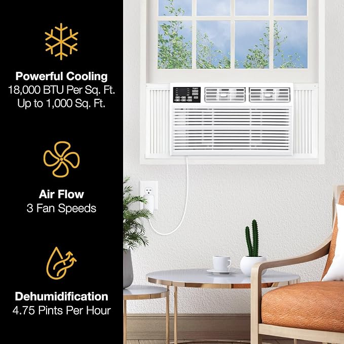 Whirlpool 18, 000 BTU Window Air Conditioner
