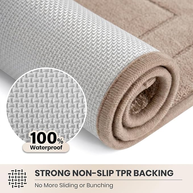 PURRUGS Dirt Trapping Door Mat 24" x 35.5", Non-Slip/Skid Machine Washable