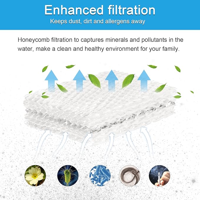 4Pcs WF813 Humidifier Filters Replacement Wick Filter Compatible