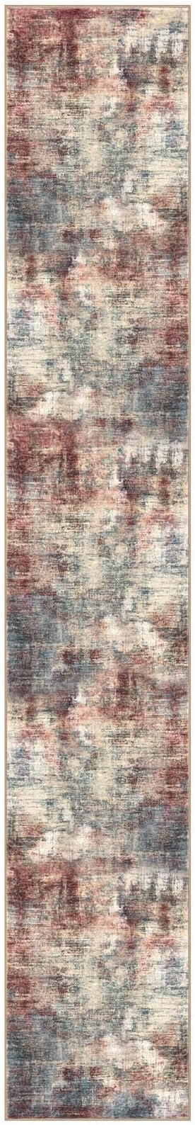 IOHOUZE Abstract Runner Rug 2x12 Ft Washable Runners