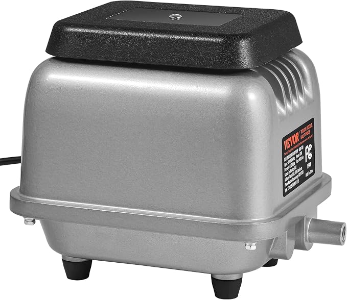VEVOR Linear Air Pump, 90L/Min Air Flow Septic Aerator Pump, Aeration System