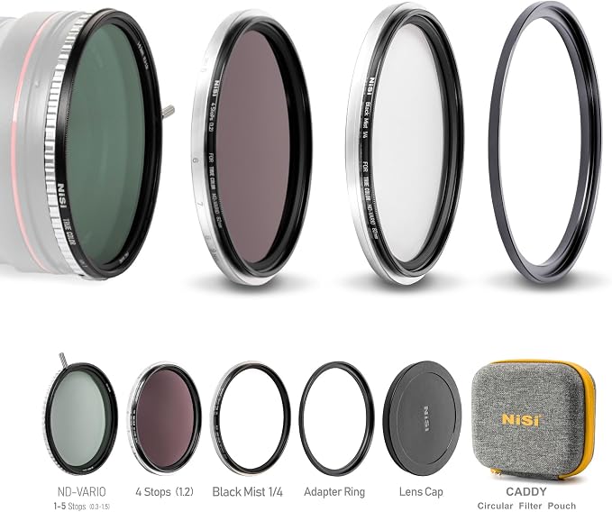 NiSi - 77mm Swift System VND Mist Kit, 1-5 Stop True Color Variable Neutral