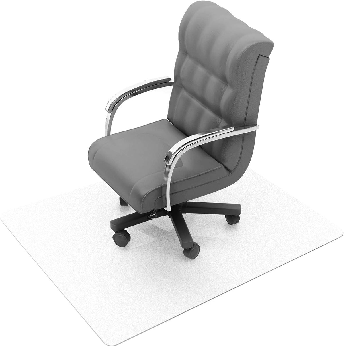 Floortex Polycarbonate Chair Mat 48" x 48" for Low/Medium Pile Carpets