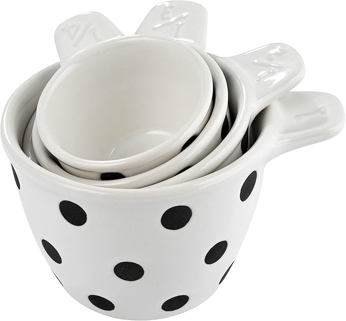 Creative Co-Op Ceramic Measuring Cups