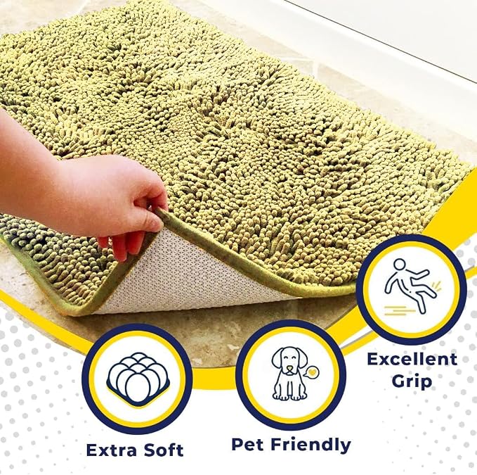 Muddy Mat® | Super Water Absorbent Door Mat Indoor, Microfiber Quick Dry