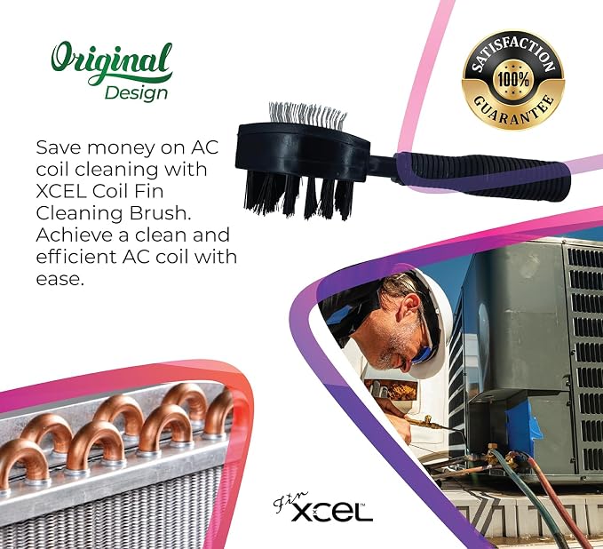 XCEL Advanced HVAC Coil Cleaning Fin Brush