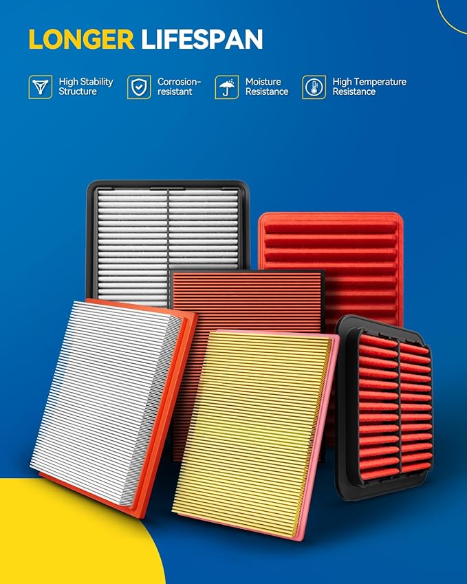 PHILTOP Engine Air Filter, CA11946 Compatible