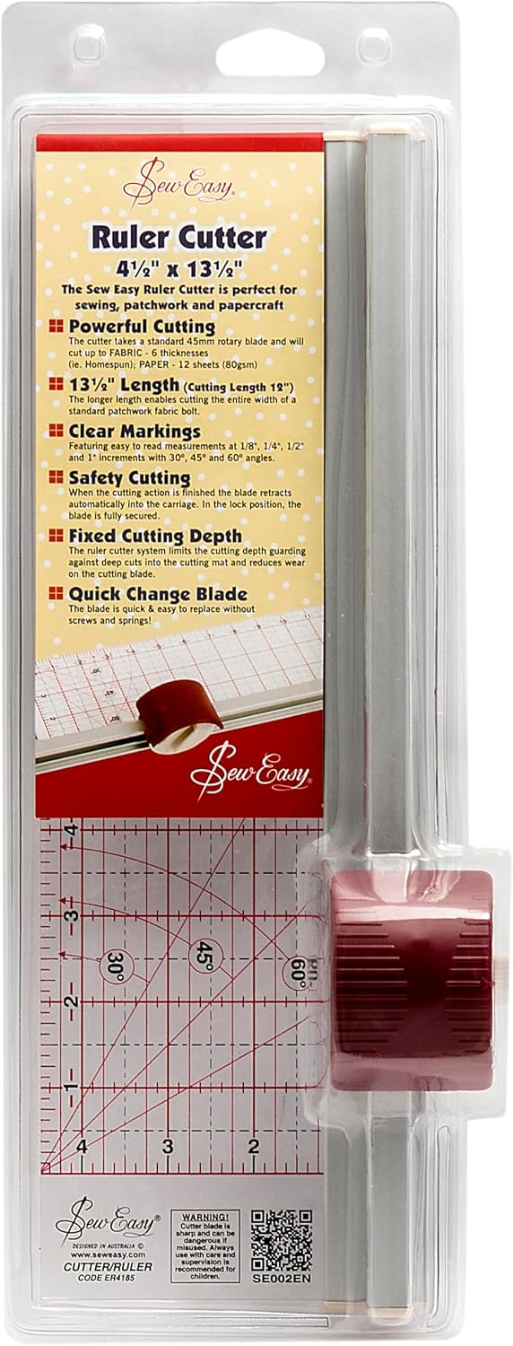 Sew Easy Ruler Cutter 4 1/2" x 13 1/2"