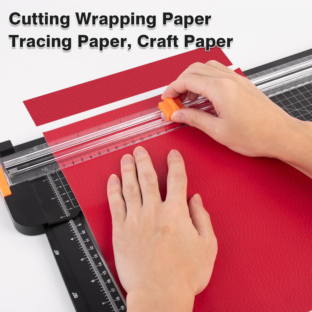 ZEQUAN 18-Inch Paper Trimmer, Slider Cutter, 3 Blades, Cardstock Crafts