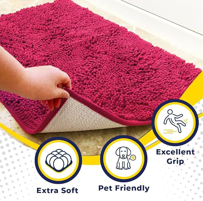 Muddy Mat® | Super Water Absorbent Door Mat Indoor, Microfiber Quick Dry