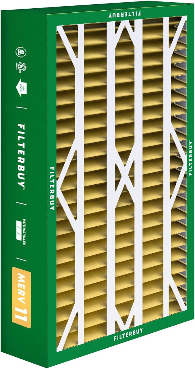 Filterbuy 16x26x5 Air Filter MERV 11 Superior Pet & Allergy Defense, Pleated