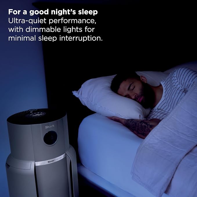 Shark Air Purifier for Home, NeverChange Max, 300 sq. ft. for Large Room