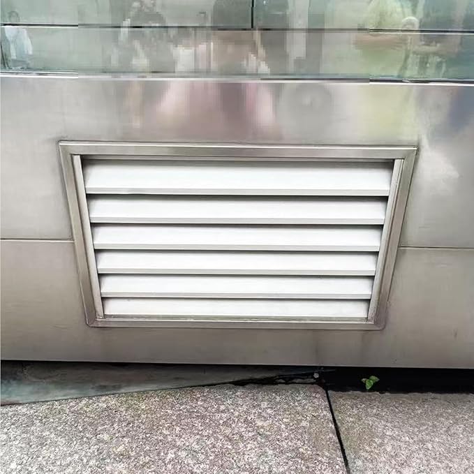 Heat Dissipation Louvered Vent Wall Gable Vents 304 Stainless Steel,