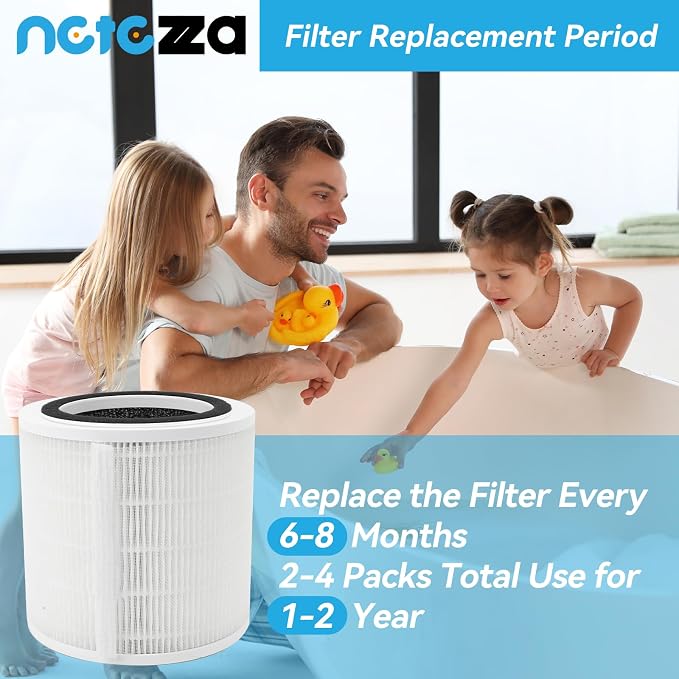H7126 Filter Compatible with Govee H7126 Mini Air Purifier, Fit