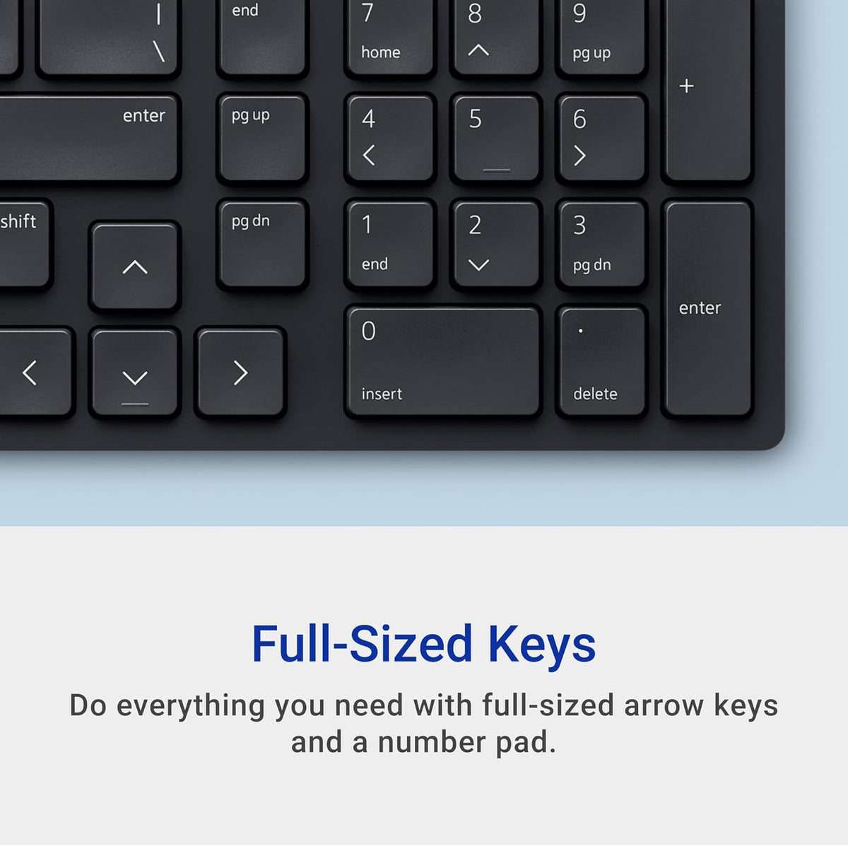 Dell KM555 Pro Compact Silent Keyboard and Mouse, Black