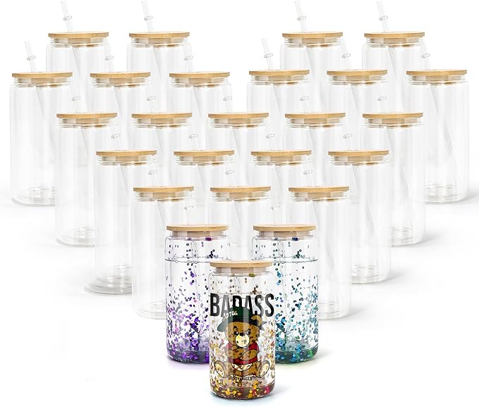 AGH 16OZ Sublimation Snow Globe Glass