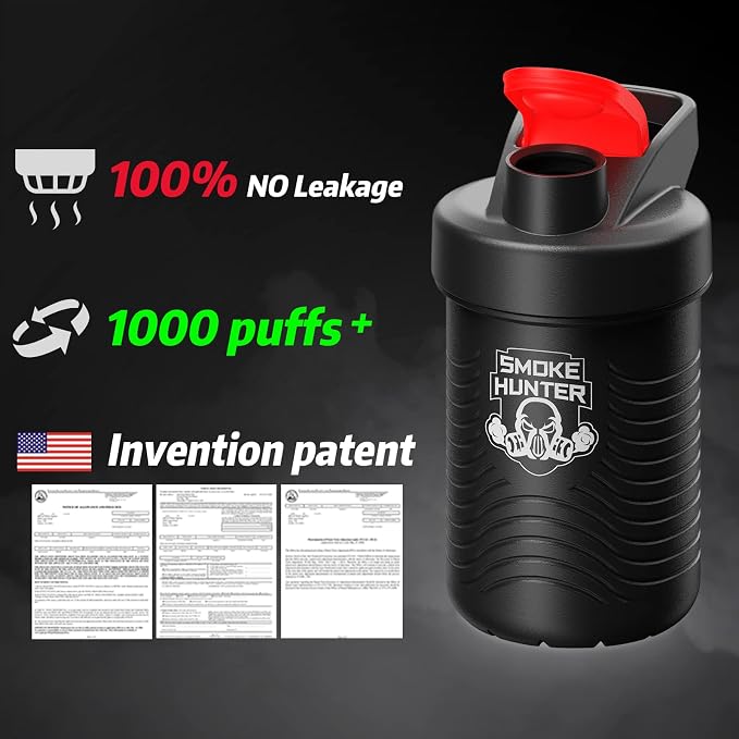 Smoke Hunter 1.0 Personal Air Filter, Long-Lasting Exhalation, Suitable