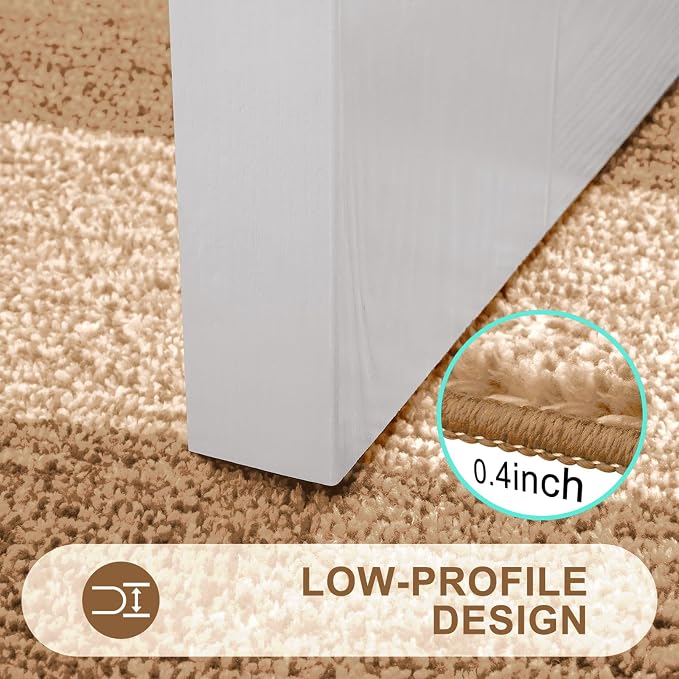 Kitinjoy Indoor Outdoor Door Mat, 48x32 Non-Slip Absorbent Dirt Trapper