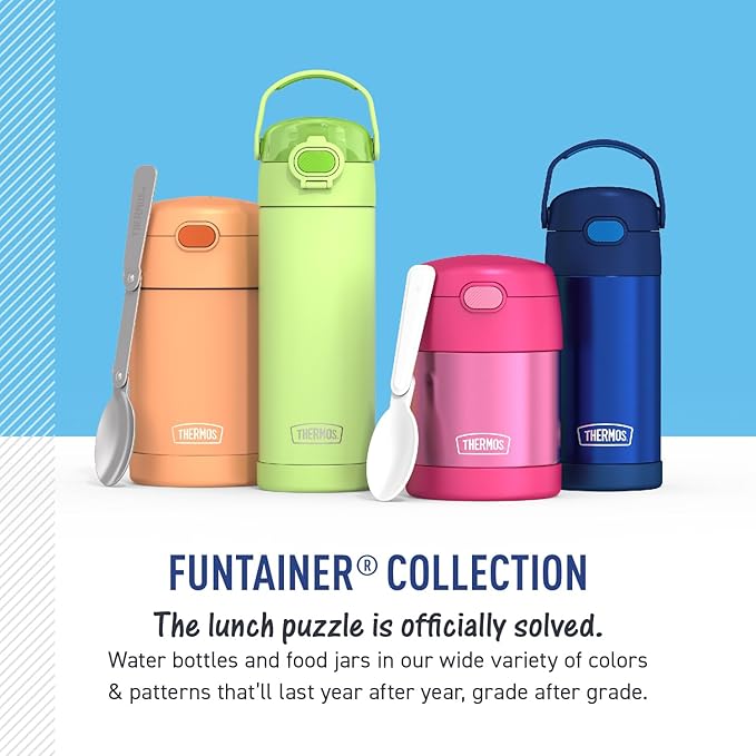 THERMOS FUNTAINER 16 Ounce Stainless Steel Vacuum Insulated Bottle