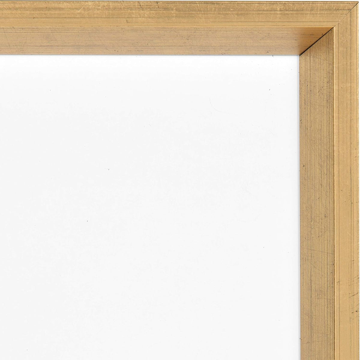 Kate and Laurel Calter Framed Magnetic Dry Erase Board, Gold 16.5 x 25.5