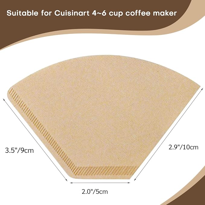 #2 Natural Brown Paper Cone Coffee Filters, Unbleached Coffee Filter 2