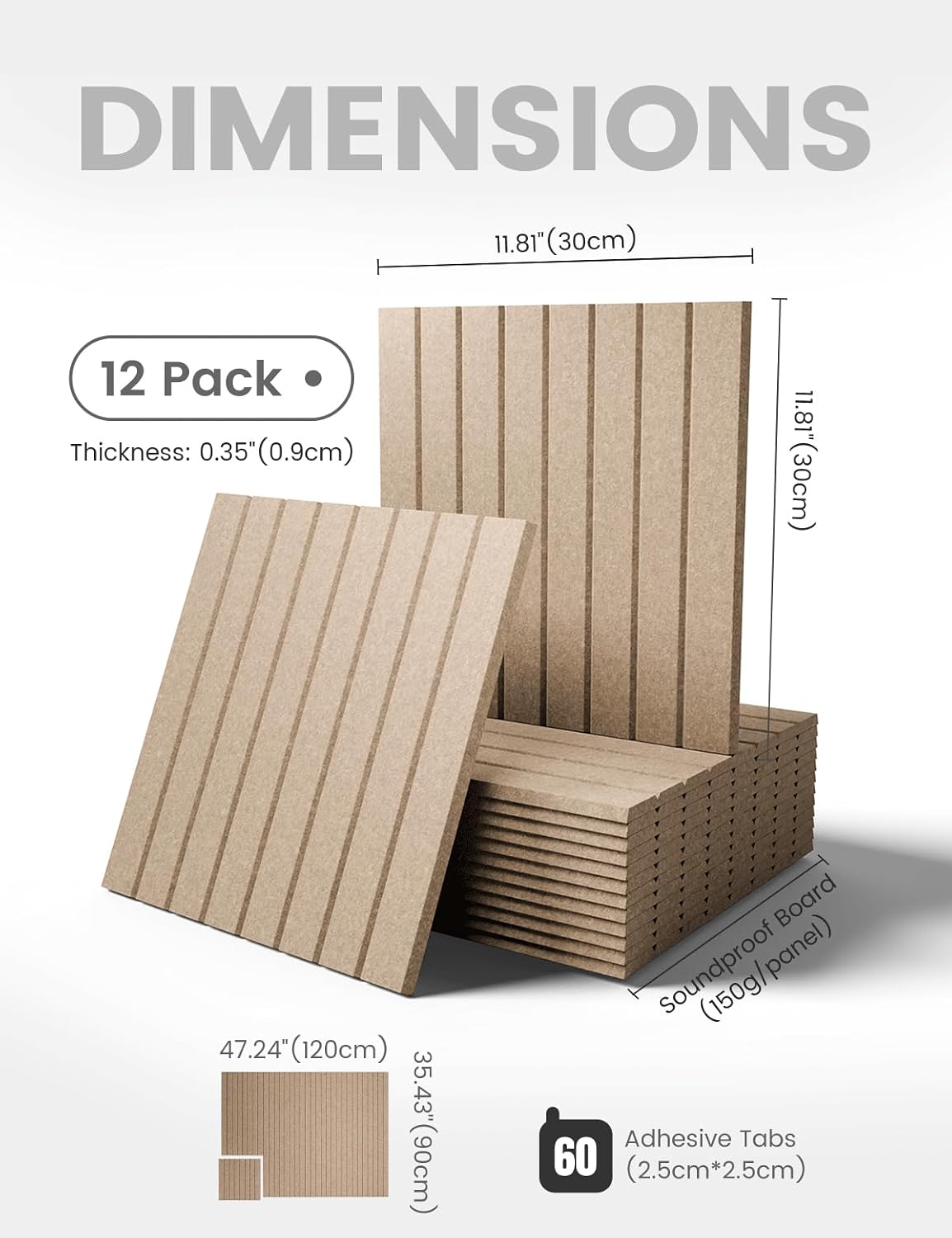 Fluxynara Felt Bulletin Board & Cork Board Alternative 48'' x 36''