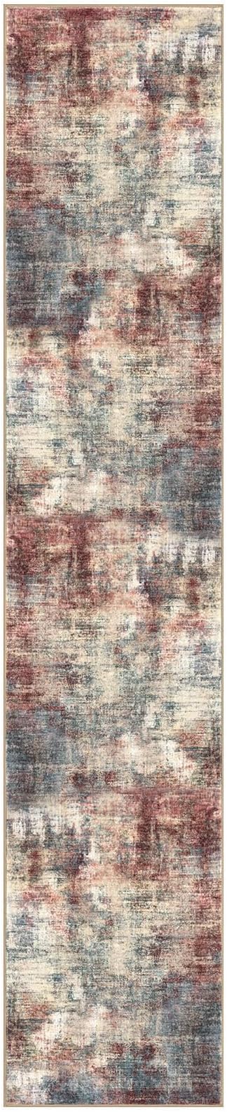 IOHOUZE Abstract Runner Rug 3x14 Ft Washable Runners