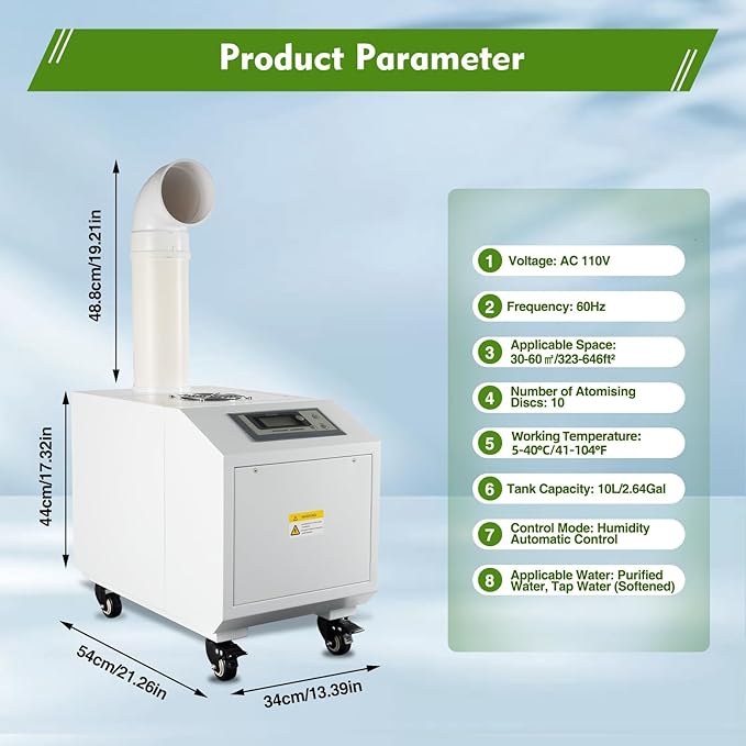 Ultrasonic Industrial Agricultural Humidifer Commercial Humidifier