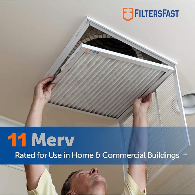 Filters Fast 14x30x1 Air Filter MERV 11, Made in the USA, Actual Size: