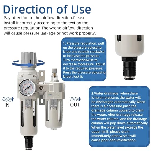 1/2" Auto-Drain FRL Assembly