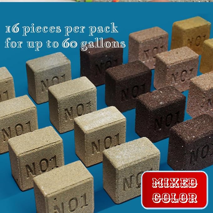 Bio Filter Media Square Brick 16 Pieces