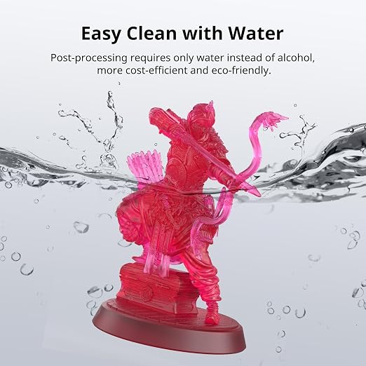 ANYCUBIC Water Washable 3D Printer Resin 2.0, 405nm High Precision 3D Resin
