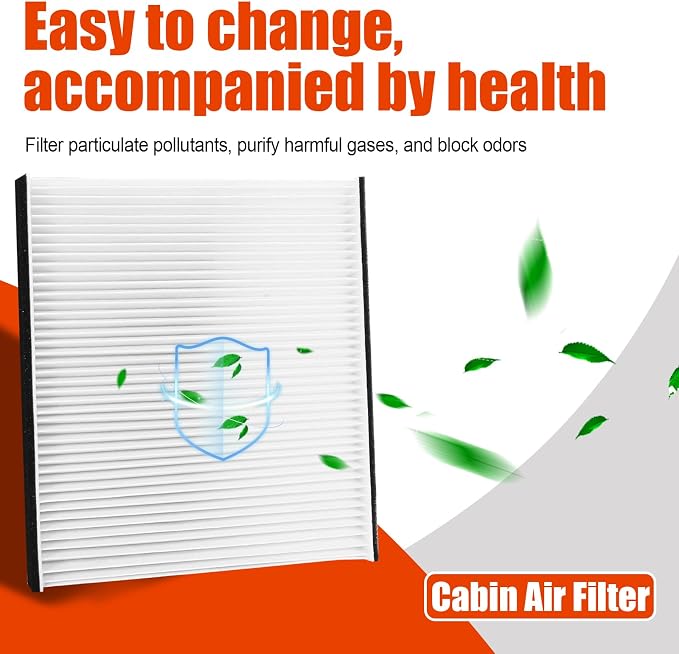 Engine and Cabin Air Filter 17801-20040 87139-33010 Replacement