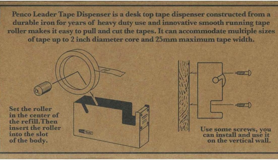 PENCO DP176 Tape Dispenser (L) Ivory
