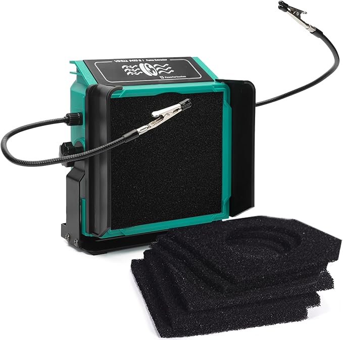 YIHUA 948DQ-I Solder Fume Extractor Fan Solder Smoke Absorber Remover Tiltable