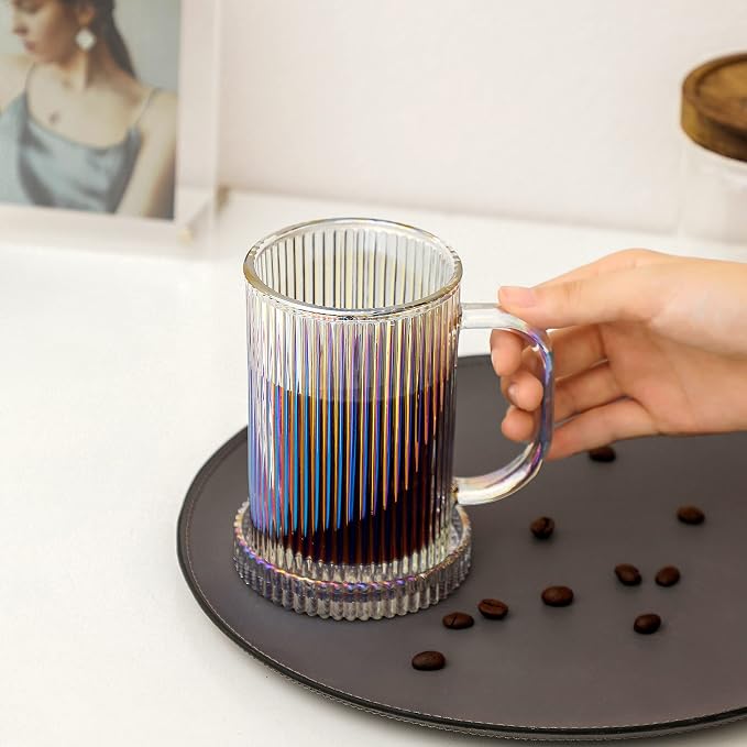 Lysenn Iridescent Glass Mug