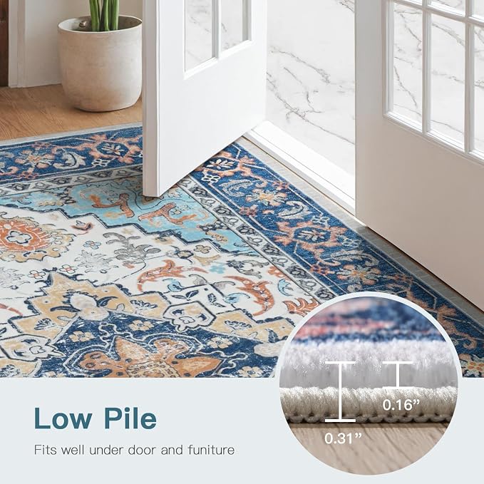 Lofus 5x7 Area Rugs for Living Room, Washable Area Rug, Rugs for Bedroom