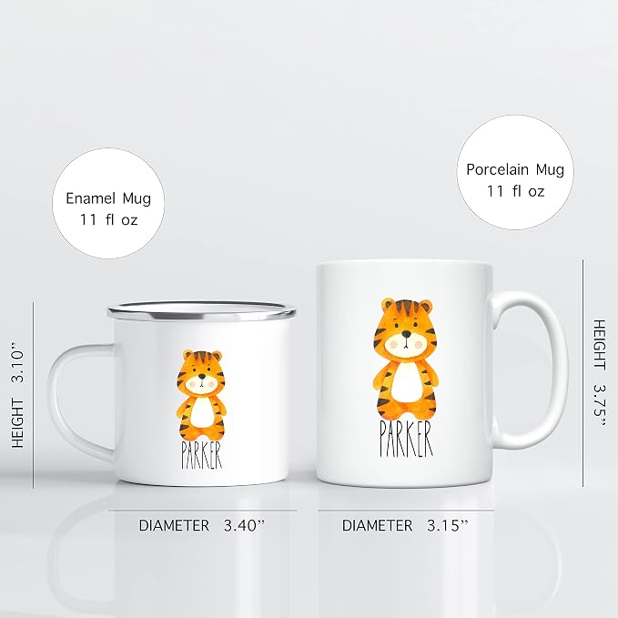 Personalized Mug for Kids, Girls | Customized Hot Chocolate, Coffee & Tea Cup |
