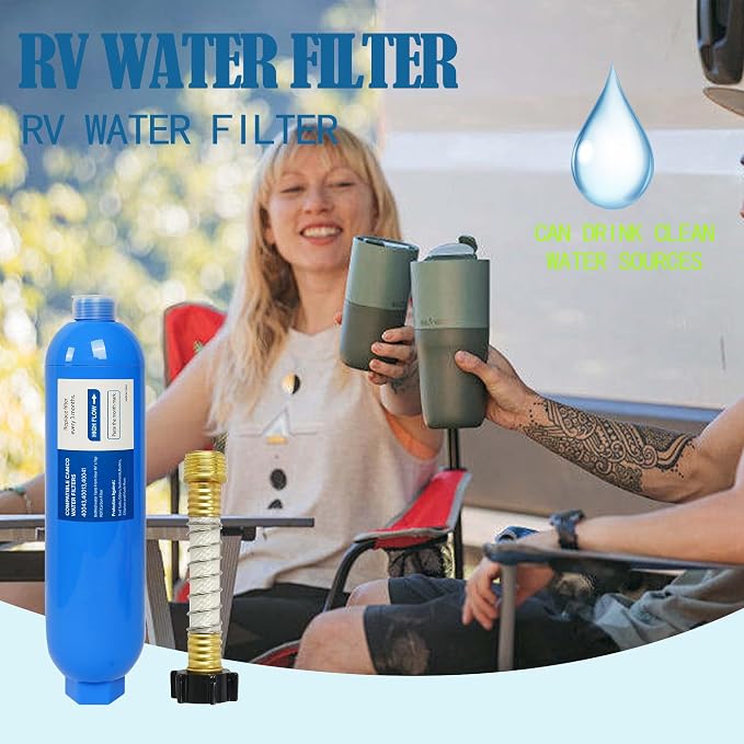 2 Pack RV Inline Water Filter