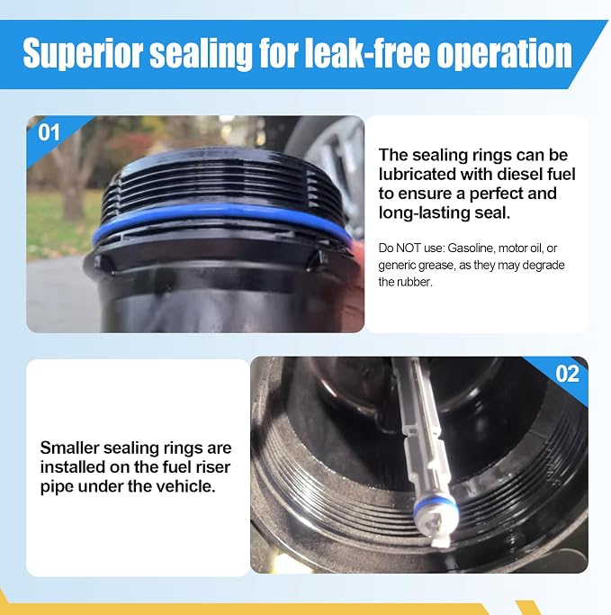 iFJF TP1015 Fuel Filter and 134001 Housing Cap Replacement