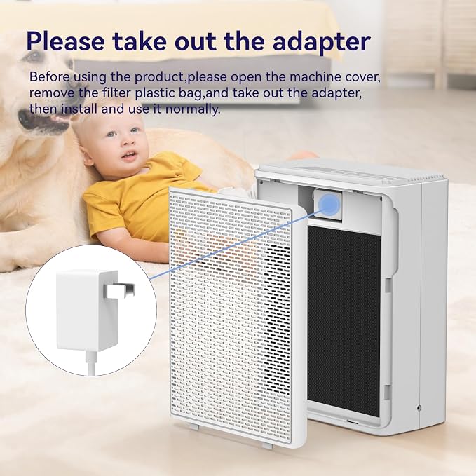 Air Purifiers for Home Pets Covers Up to 1500 Sq Ft, H13 Hepa Filter