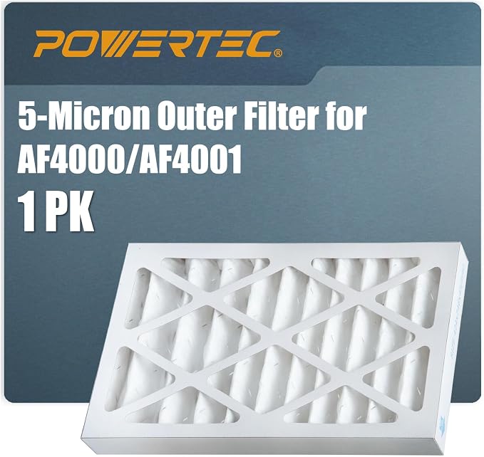 POWERTEC 5 Micron Outer Air Filter 1PK