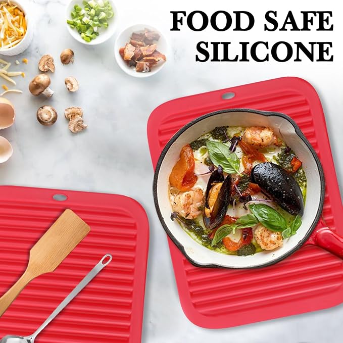 2 Pack Silicone Trivets