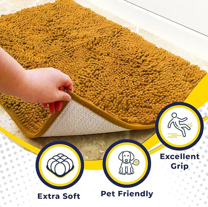 Muddy Mat® | Super Water Absorbent Door Mat Indoor, Microfiber Quick Dry